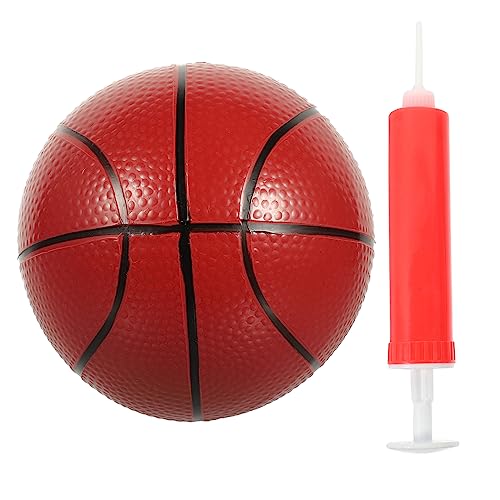 VICASKY 1 Satz Mini-Basketball Basketballzubehör Fußball Im Wasser Hüpfburgen Für Kinder Mini Aufblasbare Wasserbälle Basketball Für Kleinkinder Mini Aufblasbarer Wasserball Gummi von VICASKY