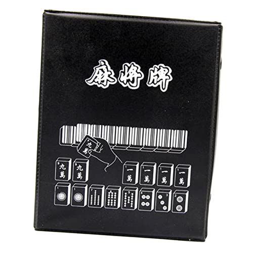 VICASKY 1 Satz Mini-Mahjong Mahjong-Tisch Tisch-Mahjong chinesische Mahjong-Fliese Desktop-Mahjong Mahjong Spiele Mahjong Game Spielzeug lustiges Brettspiel chinesisches Mahjong PVC von VICASKY