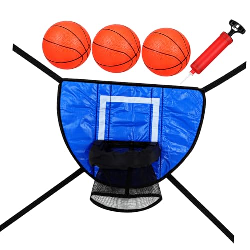 VICASKY 1 Satz Mini-Trampolin-basketballkorb Mini-fußball Mini- Trampolin Springen Wandhalterung Outdoor-Trampolin Trampolin Trampolin Kindertrampolin Drinnen Wandhaken PVC von VICASKY