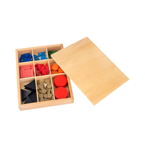 VICASKY 1 Satz Montessori Lehrmittel Puzzle rätselbuch Langlebiges Sprachlernspielzeug kinderpuzzle buntes Puzzle Lernen Farblernwerkzeug hölzern von VICASKY