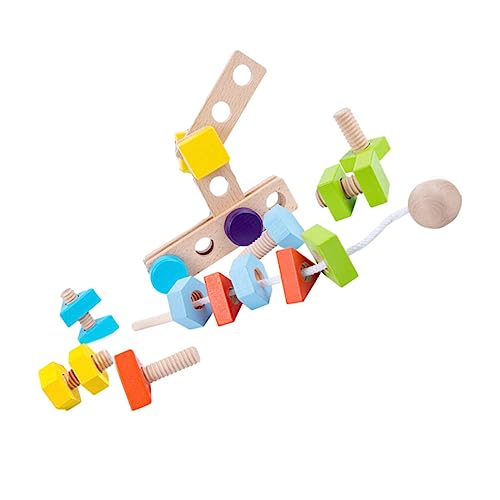 VICASKY 1 Satz Nuss basteln Puzzle kinderpuzzle rätselbuch Kindergeburtstag Nuss passendes installieren hölzern Colorful von VICASKY