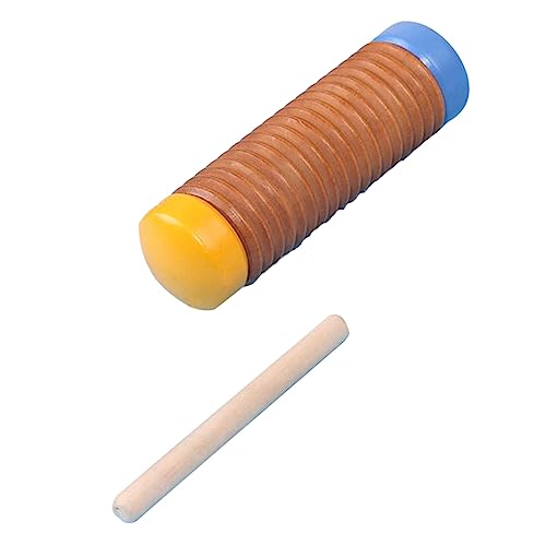 VICASKY 1 Satz Orff-Instrument regenstock rassel Regenstab-Handwerk Kidcraft-Spielset kinderinstrumente Kinder musikinstrumente Musikalisches Aufklärungsspielzeug Schlagtrommel aus Holz von VICASKY