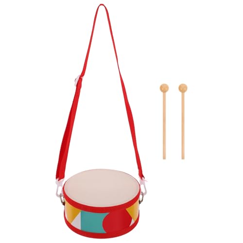 VICASKY 1 Satz Orff-schlagtrommel Handtrommel -Snare-Drum-kit Trommel Percussion- Für Kleinkinder Marschierende Kleine Trommel Mit Stöcken Kleinkindertrommel Holz von VICASKY