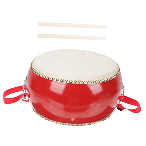 VICASKY 1 Satz Percussion Aus Rindsleder Tamburin-Trommel Handschlaginstrument Handtrommel Mit Trommelstock Musiktrommel Percussion-musikinstrumente Schlagzeug Für Kinder Trommel Holz von VICASKY