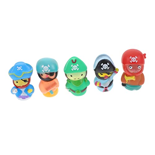 VICASKY 1 Satz Piratenfigur Pädagogisches Kinderspielzeug Fingerspielzeug Für Fingerpuppen Babyspielzeug Praktisches Fingerpiratenspielzeug Mit Fingerabdeckung Vinyl von VICASKY