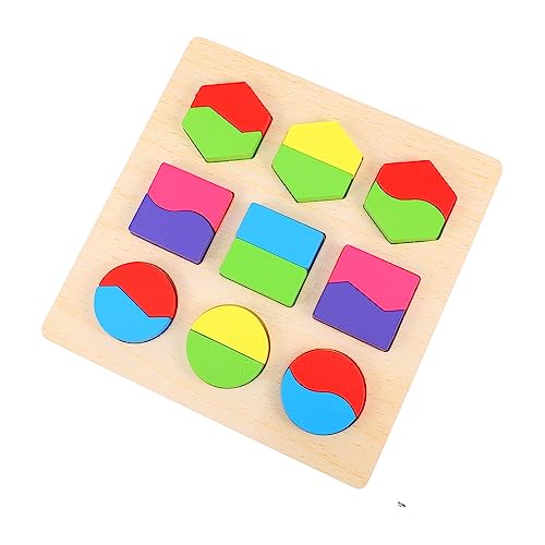 VICASKY 1 Satz Puzzle-Brett Kinderspiele Junge Kleinkindspielzeug Babyspielzeug Säuglinge Für Kleinkinder Namensrätsel Ferngesteuertes Für Babys Hölzern von VICASKY