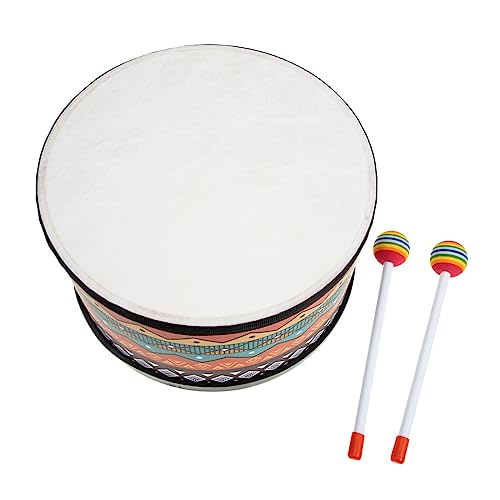 VICASKY 1 Satz Schlaginstrument Für Instrumente Musical Spiel Percussion-Musik Schlagzeug Für Kleinkinder 1-3 Bodentrommel Für Xylophon Floor Tom Drum Für Junge Holz von VICASKY