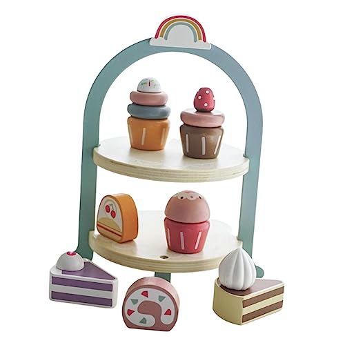 VICASKY 1 Satz Simulation Kuchen Realistische Cupcake-Requisite Simulationshaus-küchenzubehör Cupcake-Handwerk Cupcake-modellierung Kind Kinderspielzeug Cupcake- Hölzern von VICASKY