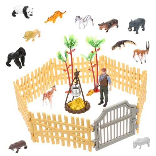 VICASKY 1 Satz Simulations-Farm-Ranch Bauernhof Spielzeug Spielset Mini-Werkzeugsatz Spielzeug für Kinder plastiktiere für Kinder bauernhofspielzeug Mini-Ranch-Modelle Kinderspielzeug von VICASKY