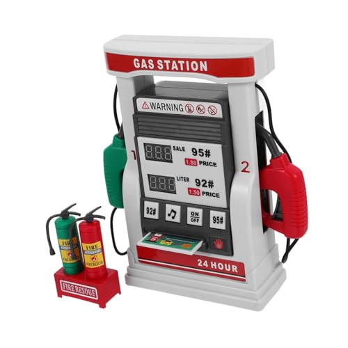 VICASKY 1 Satz Simulationsauto-Tankstellenspielzeug für Mini-Tankstellenspielzeug Tankstellenmodell Pädagogisches Simulation Kinderspielzeug von VICASKY