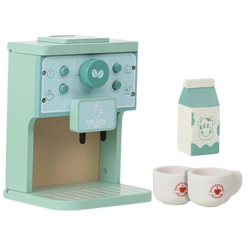 VICASKY 1 Satz Simuliertes Kaffeemaschinenspielzeug für Kitchen Toys for kinderküche Kleines Kaffeemaschinenspielzeug interessantes Küchenspielzeug hölzern von VICASKY