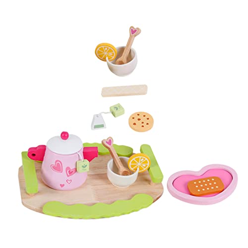 VICASKY 1 Satz Spielhaus für Kinderspielzeug Kitchen Set for küche interaktive Spielsachen Hausspielzeug hölzern von VICASKY