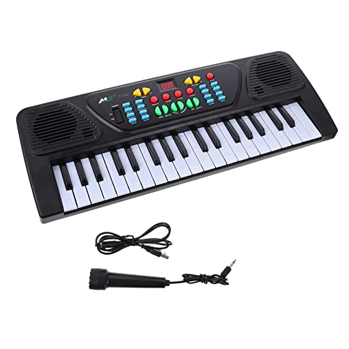 VICASKY 1 Satz Tastatur Mit 37 Tasten Klavier Zum Üben Von Musik Für Musikinstrument Für Black Abs von VICASKY