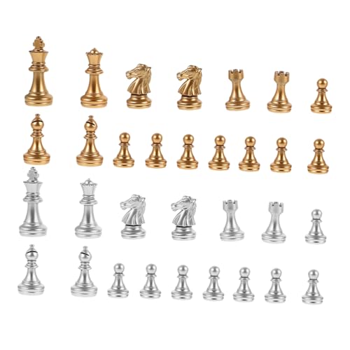 VICASKY 1 Satz Teile Stück Schach Ersatzteile Schachbrett Schachbrettspiele Schachbrettzubehör Schach Für Brettspiel Kunststoff von VICASKY