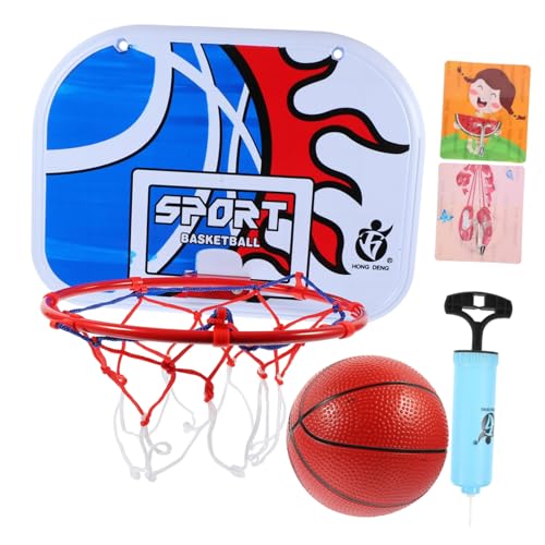 VICASKY 1 Satz Wandhängender Basketballständer blueriiot Kinder Basketballspielzeug Kinderbasketball Wand-Mini-Reifen Mini-Basketball Indoor-Basketballkorb Basketballspielzeug für Kinder von VICASKY