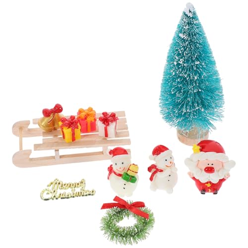 VICASKY Miniatur-weihnachtsschmuck Handgefertigt 1 Set Für Puppenhaus Modell Jungen Und Mädchen Spielzeug von VICASKY