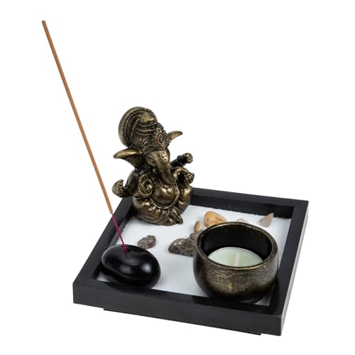 VICASKY 1 Satz Zen-sandtisch-Ornament Japanische Dekoration Für Zu Hause Japanisches Dekor Hausdekorationen Für Zu Hause Sandtischkunst Zen-sandgarten Japanisches Zen-Garten-kit Die Stein von VICASKY