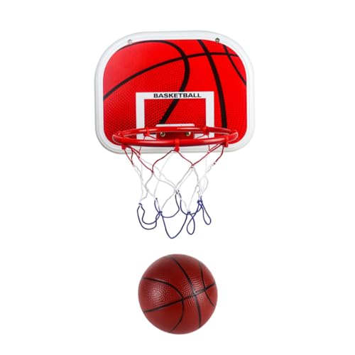 VICASKY 1 Satz hängender Basketballkorb Kinderbasketball Basketballkorb für Kinder Kinderspielzeug Spielzeug für Kinder Entwässerungskorb Jungs-Spielzeug Basketball-Zugset für Kinder Gummi von VICASKY