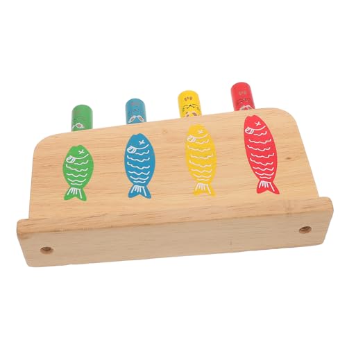 VICASKY Interaktives Katzenspielzeug Aus Holz Spiel-Spielzeug-Set Kinder Lernen Passendes Spielzeug Frühe Bildung Kognitives Spielzeug von VICASKY