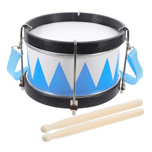 VICASKY 1 Satz kleine Trommel -Trommeln Instrument Akkordeon -Aktivitätstisch akustisch kinderschlagzeug kindertrommel Trommel für Percussion-Snare-Drum Metall Blue von VICASKY