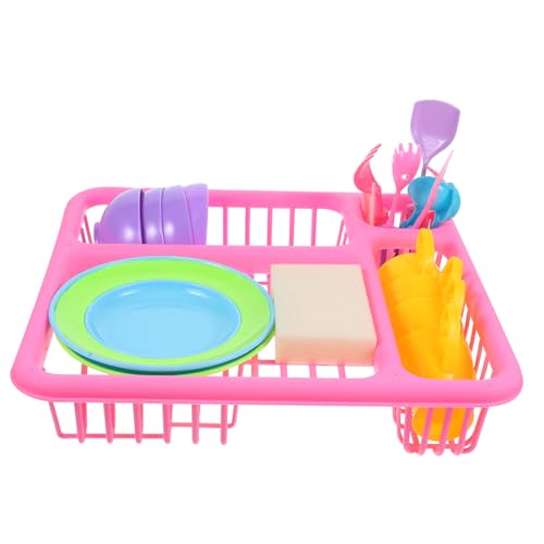 VICASKY 1 Satz küche spielset küchenspielzeug für Kitchen Toys for kinderküche Teller kinderküchenzubrhör Spielzeugküchenzubehör Spielset für in der Küche Abs von VICASKY