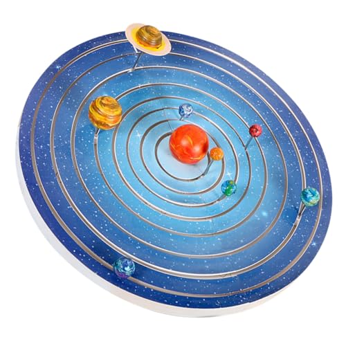 VICASKY 1 Satz leeres Planetenmodell Arts and Crafts for Spielzeug für Kinder Bodenrätsel Kinder Modellbausatz zum Ausmalen des Sonnensystems Sonnensystem Malset Planeten Modelle Weiß von VICASKY