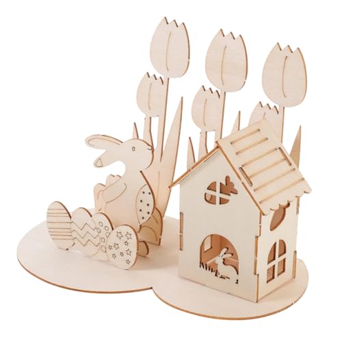 VICASKY 1 Set 3D Puzzle Kaninchen Hase Für Kleinkind Puzzle Puzzles Für Kleinkinder Kaninchenspielzeug Kinderpuzzles Kinderspielzeug 3D Puzzles Für B Kinderpuzzles Für Kleinkinder Holz von VICASKY