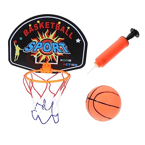 VICASKY 1 Set Basketballständer Kleinkindbälle Basketballkorb Outdoor Basketball Outdoor Spiel Basketball Mit Inflator Basketballspiel Indoor Basketball Basket Ball Pp von VICASKY