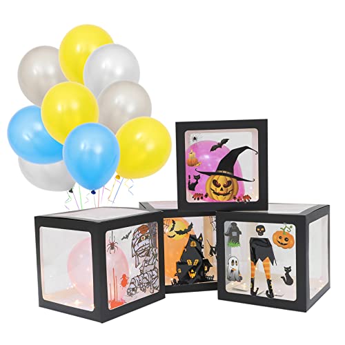 VICASKY 1 Set Box Ballonbox Luftballons Halloween Ballonboxen Halloween Foto Requisiten Halloween Partyzubehör Papier von VICASKY