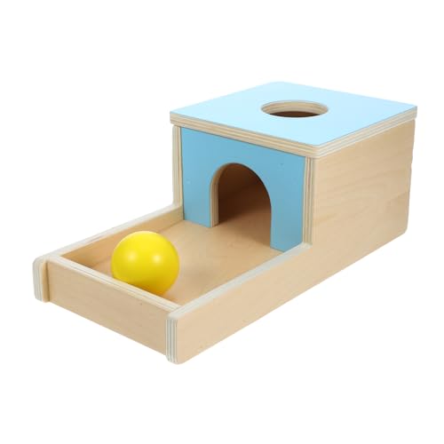 VICASKY 1 Set-Box Pitching-Box Für Die Früherziehung Roboter Zappeln Objekt Badespielzeug Kinderspielzeug Babyspielzeug Auto Korb Ball Zappelspielzeug Matschige Spielzeuge Sky-Blue Holz von VICASKY