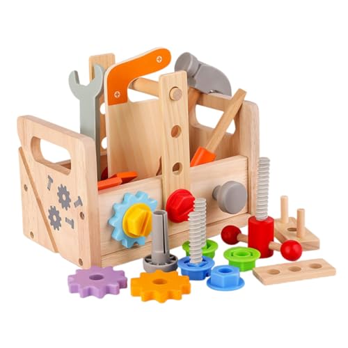 VICASKY 1 Set Früherziehung Für Garten Und Arbeitswerkzeugset Für Kleinkinder Lernspielzeug Mit Bunten Werkzeugen Für Kreatives Rollenspiel Ideal Für Jungen Und ädchen Ab 3 Jahren von VICASKY