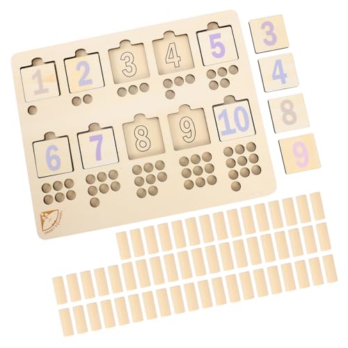 VICASKY 1 Set Früherziehung Puzzle Spielzeug Vorschulspielzeug Puzzle Steckbrett Montessori Puzzles Für Interaktives Puzzle Spielzeug Vorschul Steckpuzzle Spielzeug Puzzle von VICASKY