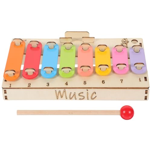 VICASKY 1 Set Handpercussion Musikspielzeug Mini Xylophon Kinderspielzeug DIY Handwerk Herstellung Von Lieferungen Montagespielzeug Interaktives Aus Holz von VICASKY