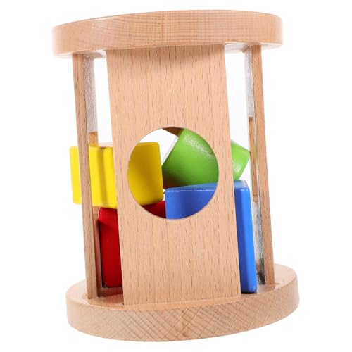 VICASKY 1 Set Holzsortierung Kinderspielzeug Die Werkzeuge Farbkognitionsspielzeug Lernspielzeug Kinder Kognitives Spielzeug Lehrmittel Holzspielzeug Kognitives Spielzeug Holzrolle von VICASKY