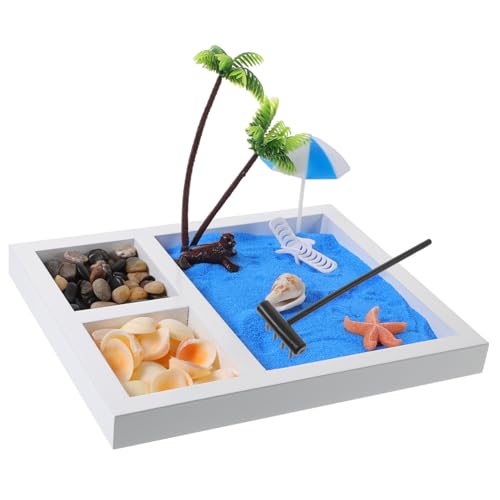 VICASKY 1 Set Japanische Miniatur Sandstrand Mikro Landschaftsdekoration Für Kreative Strand Deko Im Japanischen Stil Perfekt Für Ihr Zuhause Oder Büro Stilvolle Tischdeko von VICASKY