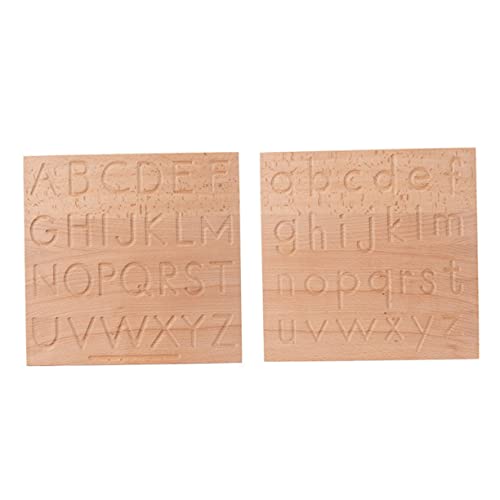 VICASKY 1 Set Kalligraphietafel Aus Holz Für Kleinkinder Spielset Für Kinder Vorschule Schreibtafel Bastelspielset Zeichenspielzeug Buchstaben Lernspielzeug Buchstaben Lerntafel von VICASKY