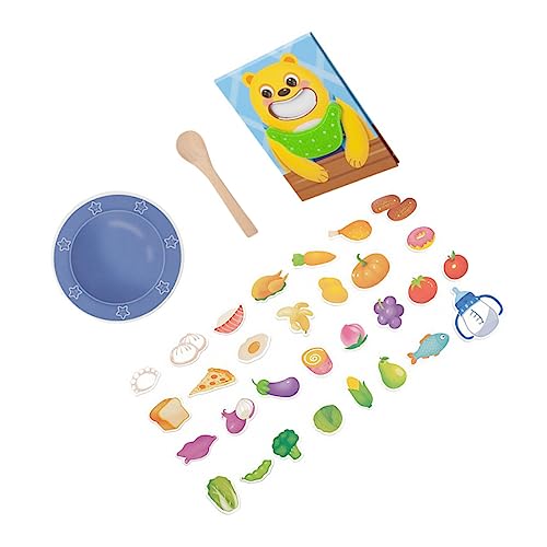 VICASKY 1 Set Kind Pädagogisches Spielzeug Praktisches Kind Feeder Spielzeug Holz Kind Spielzeug Für Bildung von VICASKY