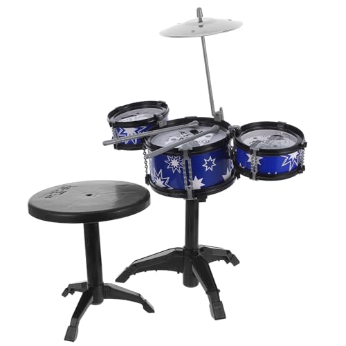 VICASKY 1 Set Kinderschlagzeug Für Trommelspielset Musikinstrumente Trommel Für Kleinkinder Babytrommel Musikspiel Rockband Kleinkinder Trommelspielzeug Rocktrommel von VICASKY