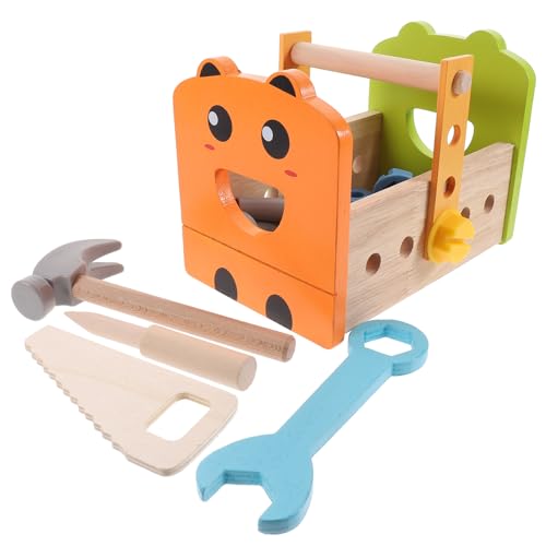 VICASKY 1 Set Kinderspielzeug Kinderspielset Kinder Werkzeugbank Holzspielzeug Für Jungen von VICASKY