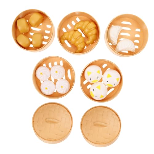 VICASKY 1 Set Küchenspielzeug Chinesisches Essen Spielhaus Simulationsessen Chinesisches Spielzeug Für Kinder Spielküche Mini Rollenspiel Spielzeug Mini Essen Chinesisches von VICASKY