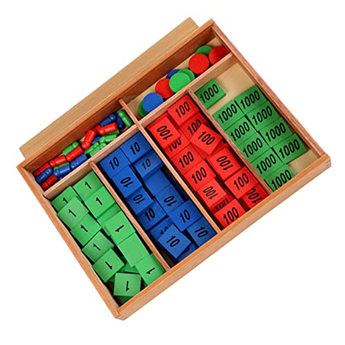 VICASKY 1 Set Number Lernspielzeug Kinder Zählen Spielzeug Holzspielzeug Kinderspielzeug von VICASKY