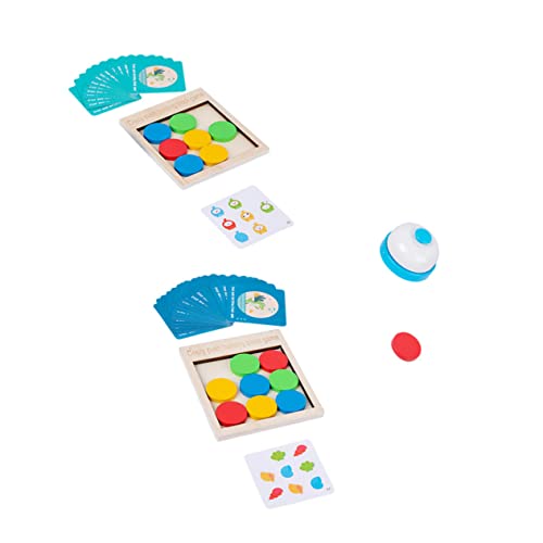 VICASKY 1 Set Push Musik Bausteine ​​ Lernspielzeug Bauspiel Sicheres Greifbewegungsspielzeug Kampfspielzeug Puzzles Lustiges Holzspielzeug Lustiges Kinderspielzeug Aus Holz Bunt von VICASKY