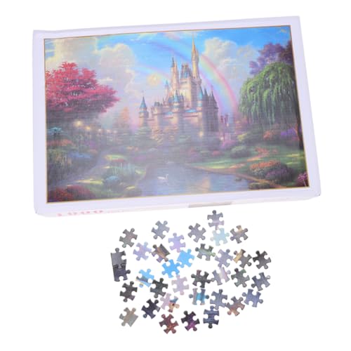 VICASKY 1 Set Puzzle Lustiges Puzzle Papierpuzzle Landschaft Buntes Puzzle Kinderpuzzle Lustiges Puzzle von VICASKY