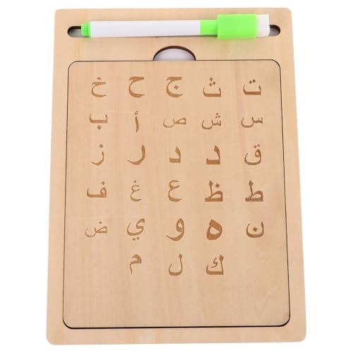 VICASKY 1 Set Schreibblock Werkzeuge Für Holz Alphabet Brett Homeschool Zubehör Nachzeichnen Alphabet Werkzeug Nachzeichnen Alphabet Holz Alphabet Nachzeichnen Brett Holz von VICASKY