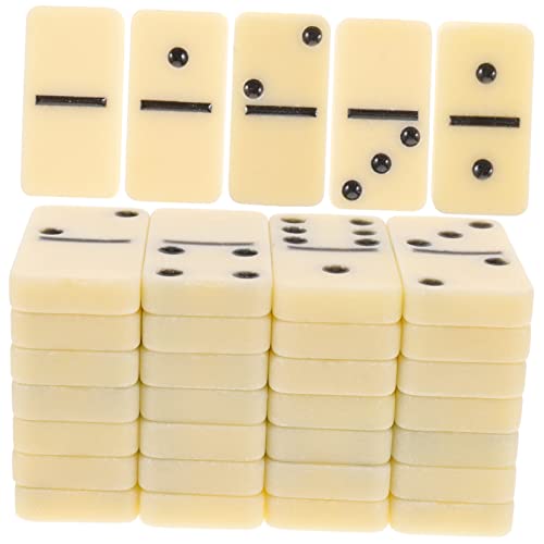 VICASKY 1 Set Set Dominosteine Domino Blockspiel Schachbretter Für Erwachsene Party Brettspiele Stapelblöcke Spielzeug Domino Bausteine Klassische Brettspiele Domino von VICASKY