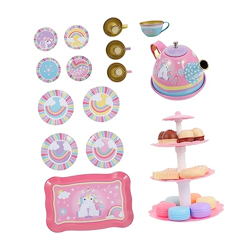 VICASKY 1 Set Set Spielhaus Teeservice Speisekammer Tassen Halter Aufkleber Kinderspielzeug Schreibtischkorb Dekorative Aufkleber Porzellan Teetasse Nachmittagstee von VICASKY