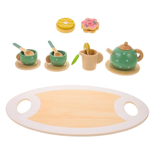 VICASKY 1 Set Simulation Teeservice Spielzeug Kinderspielzeug Spielzeug Spielset Teespielzeug Spielhaus Spielzeug Geburtstag Zum Rollenspiel Spielzeug Spielzeug Für Mädchen Spielzeug Holz von VICASKY