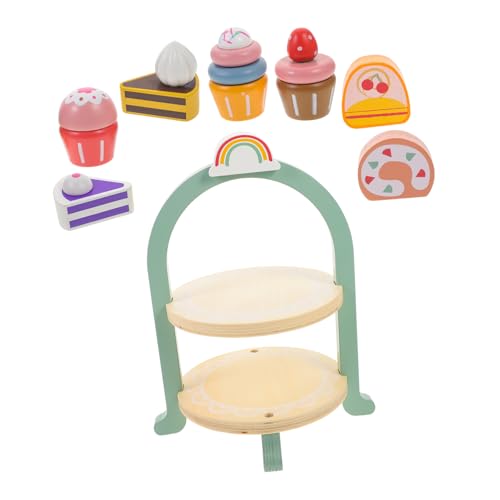 VICASKY 1 Set Simulation Teeservice Spielzeug Kuchen Kinderspielzeug Spielzeug Dekorieren Realistische Cupcake Requisite Simulation Küchenzubehör Simulation Dessertspielzeug Cupcake von VICASKY