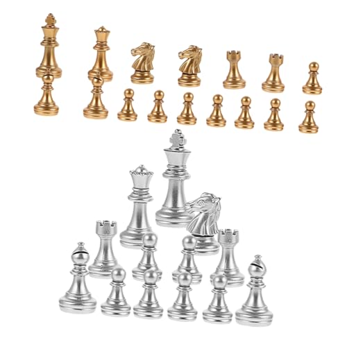 VICASKY 1 Set Stücke Stück Schach Ersatz Schachbrett Schach Kunststoff Schach Brettspiele Schach Für Brettspiel Schachbrett Zubehör von VICASKY