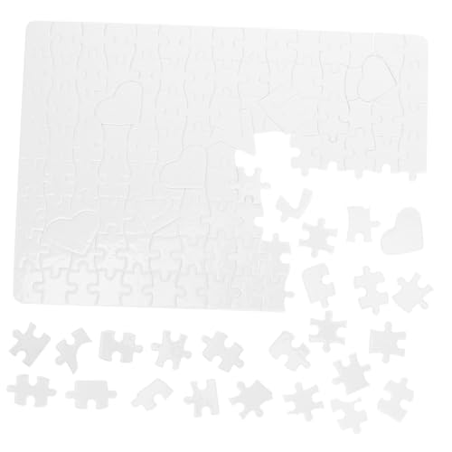 VICASKY 1 Set Transfer Bastel Puzzle Rohling Für DIY Sublimationspapier Thermotransfer Rohling Puzzle Weiße Sublimations Puzzle Rohlinge von VICASKY